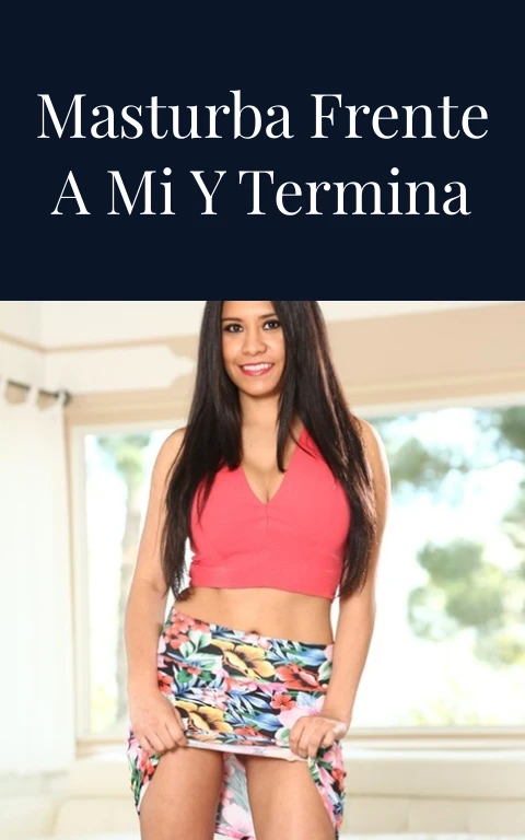 Mi primo se masturba frente a mi y termina en mis tetas