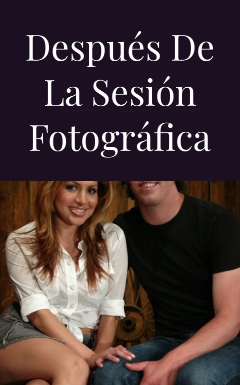 Después de la sesión fotográfica